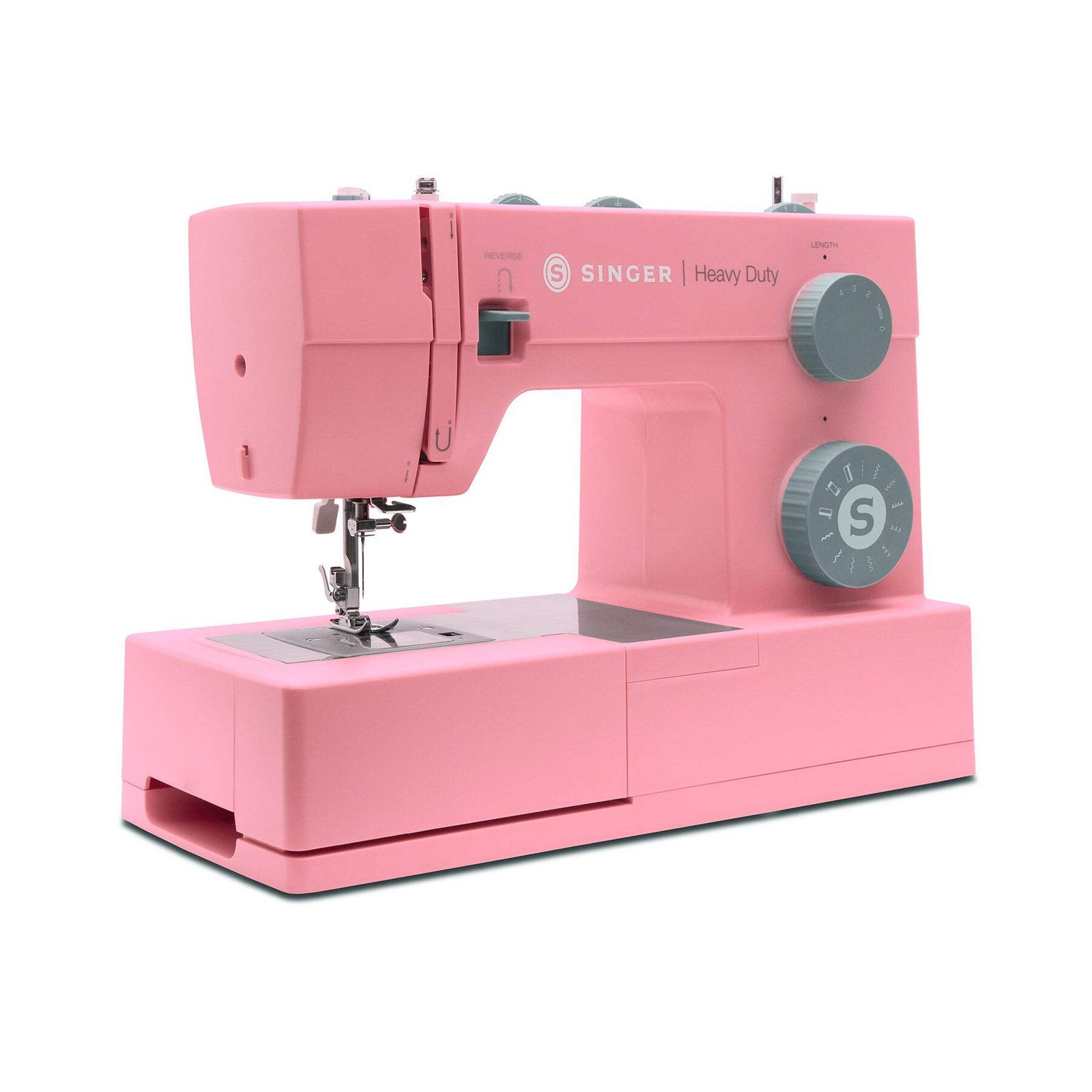 SINGER® Heavy Duty 4411 Pink Sewing Machine & Extension Table Bundle