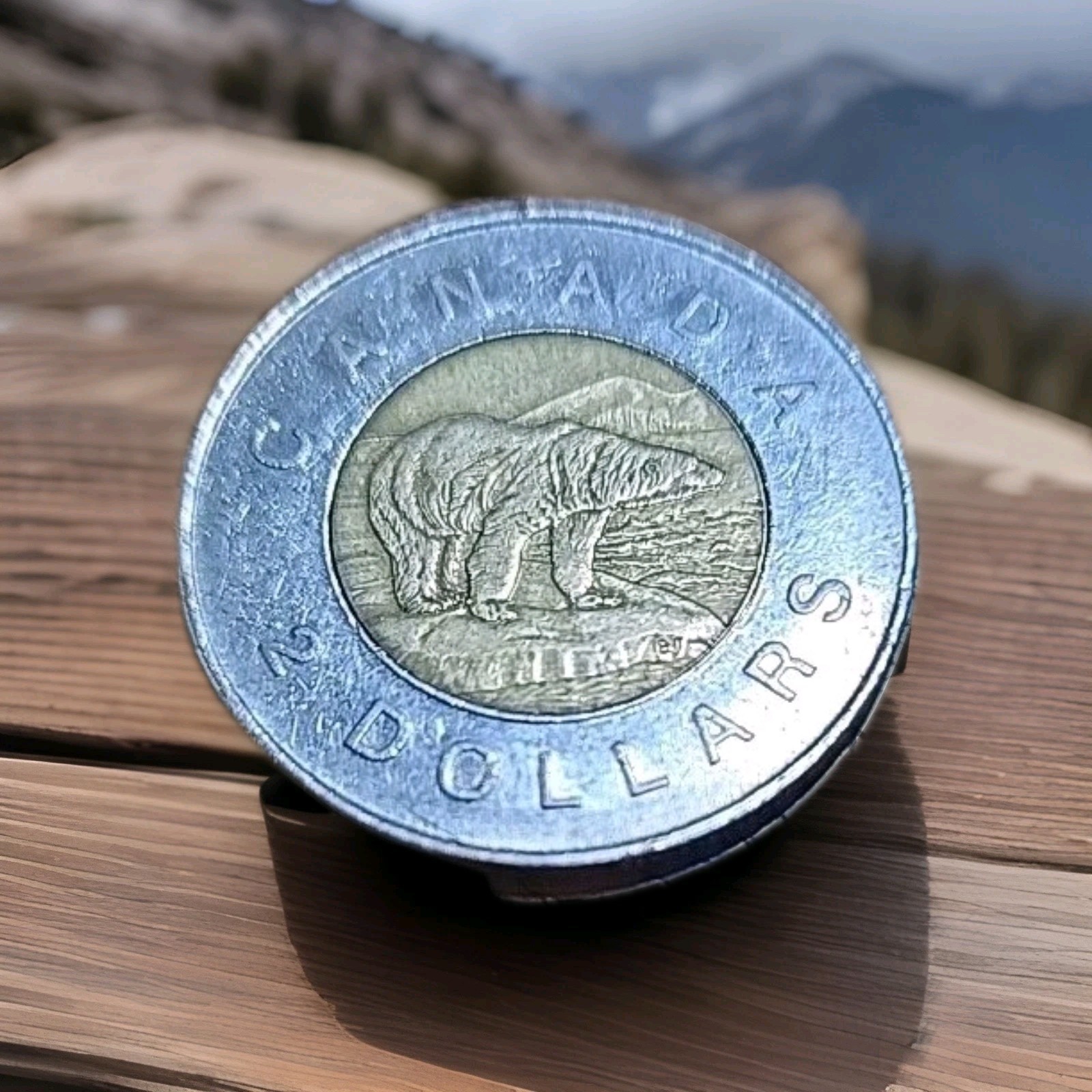1996 Canadian 2 Dollar Coin Queen Elizabeth II Rare Edition