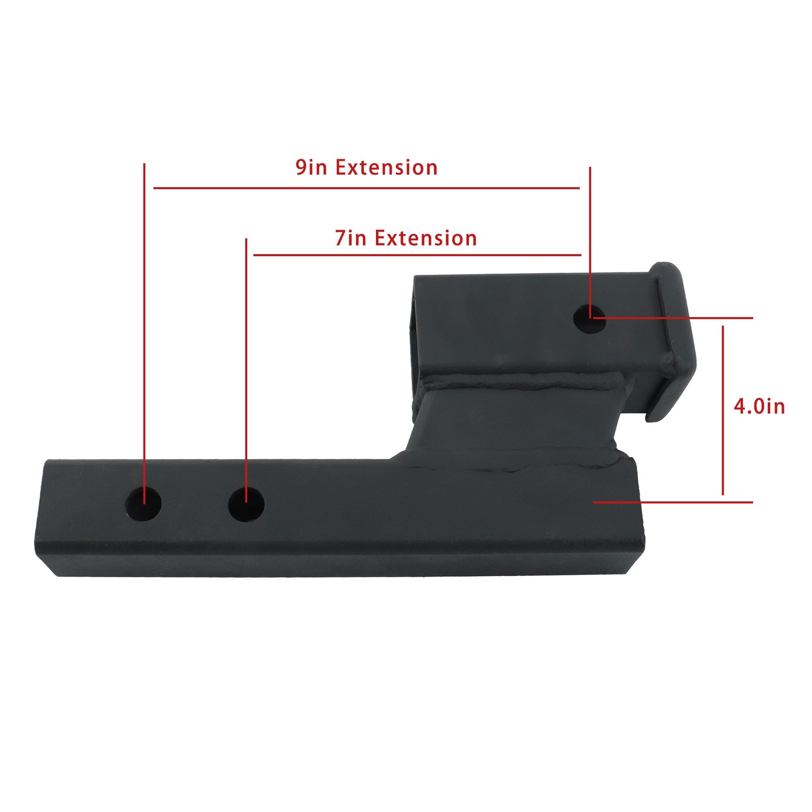Labwork For 2 Inch Receiver Trailer Hitch Extender With 4 Inch Rise or Drop