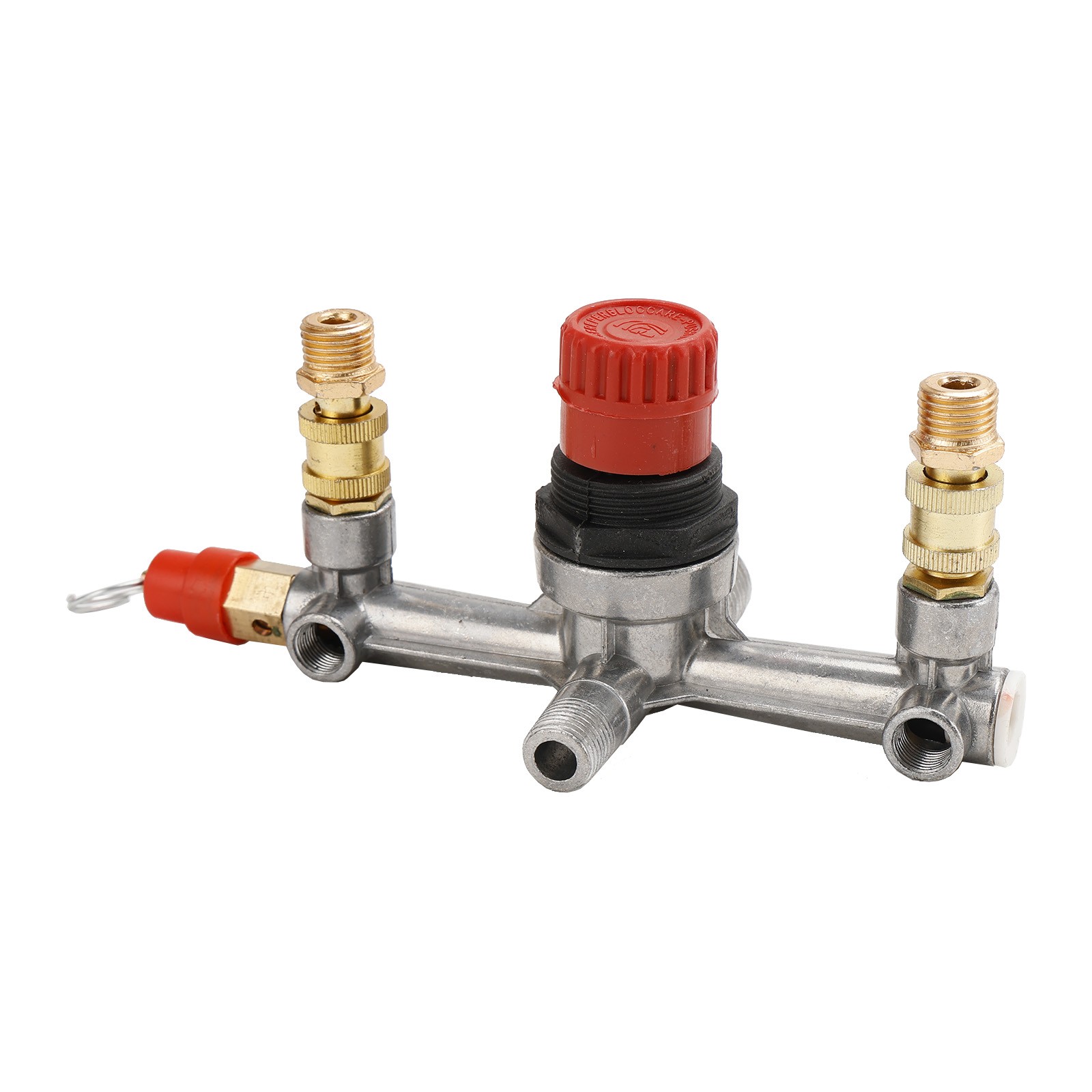 Air Compressor Pressure Valve Switch-Control Manifold Regulator Gauges Tool KIT