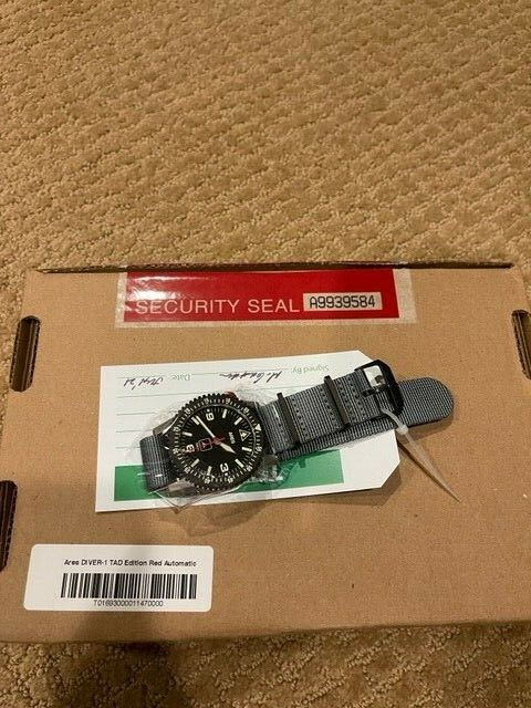 Triple Aught Design TAD Watch Ares DIVER-1 NIB Automatic!!!
