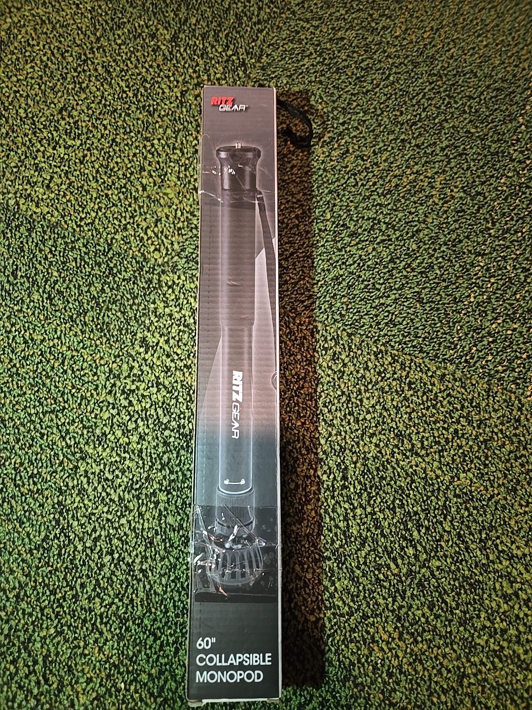 Ritz Gear 60" Collapsible Monopod Stick, Selfie, GoPro & Camera Compatible Black