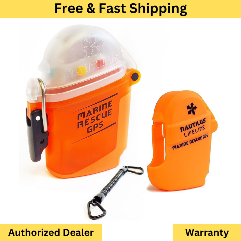 Nautilus Lifeline Marine Rescue Waterproof GPS with AIS/DSC with Two D-Rings