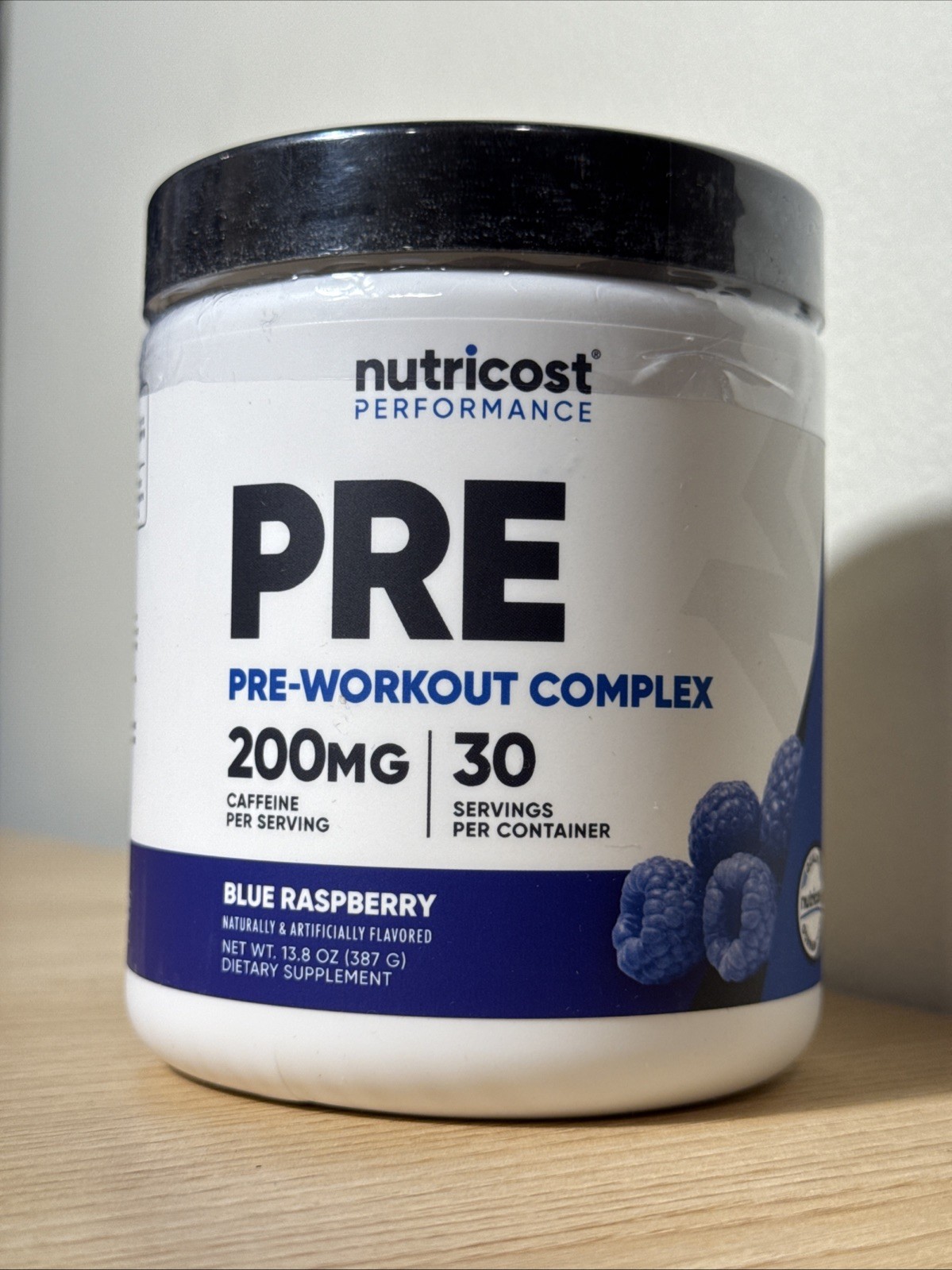 Nutricost Pre-Workout Complex Powder (Blue Raspberry) 30 Serivings