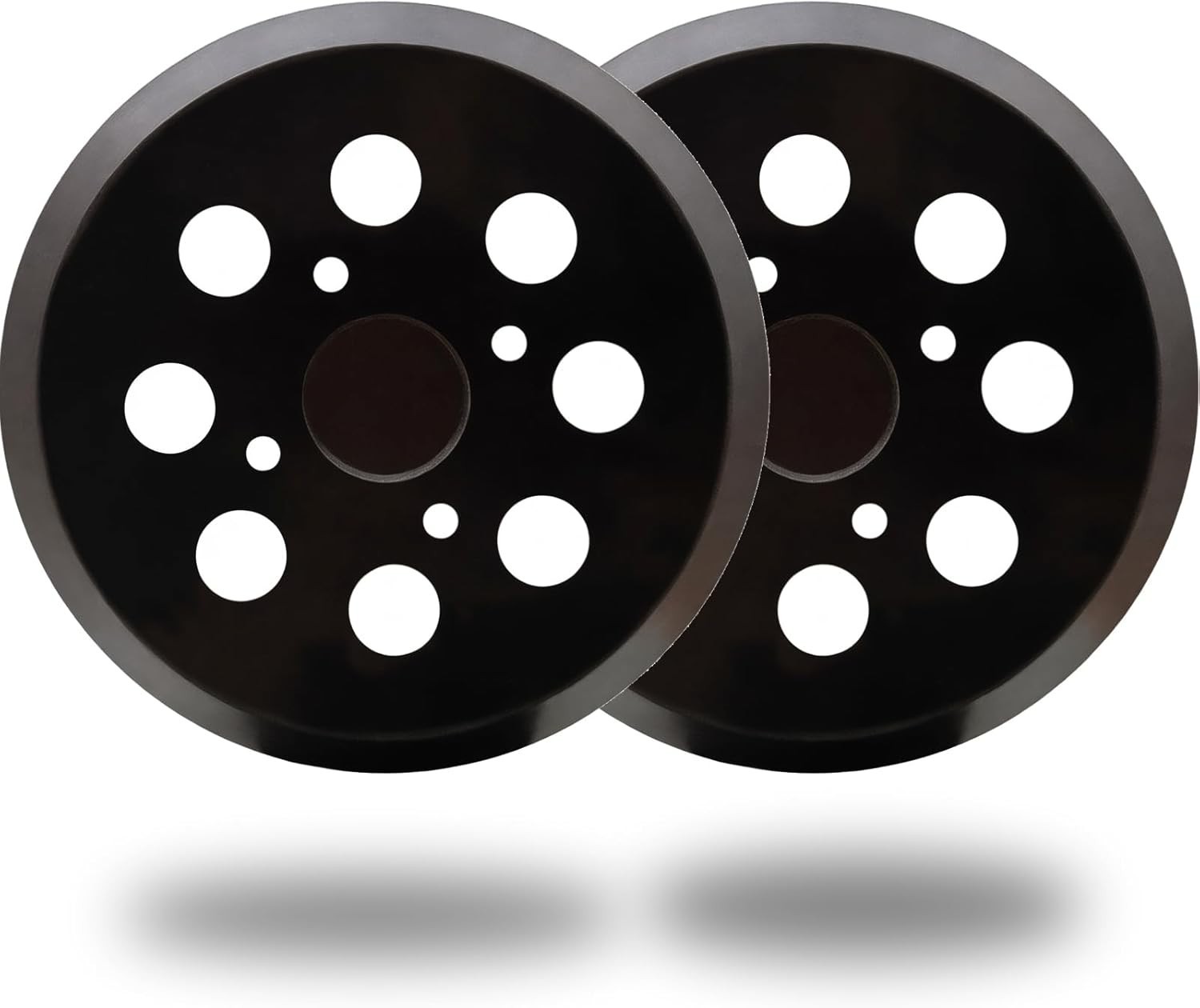 2 Pack 5 Inch 8 Hole Hook and Loop Sander Pad for Ridgid R2600, R2601 5" Orbit S