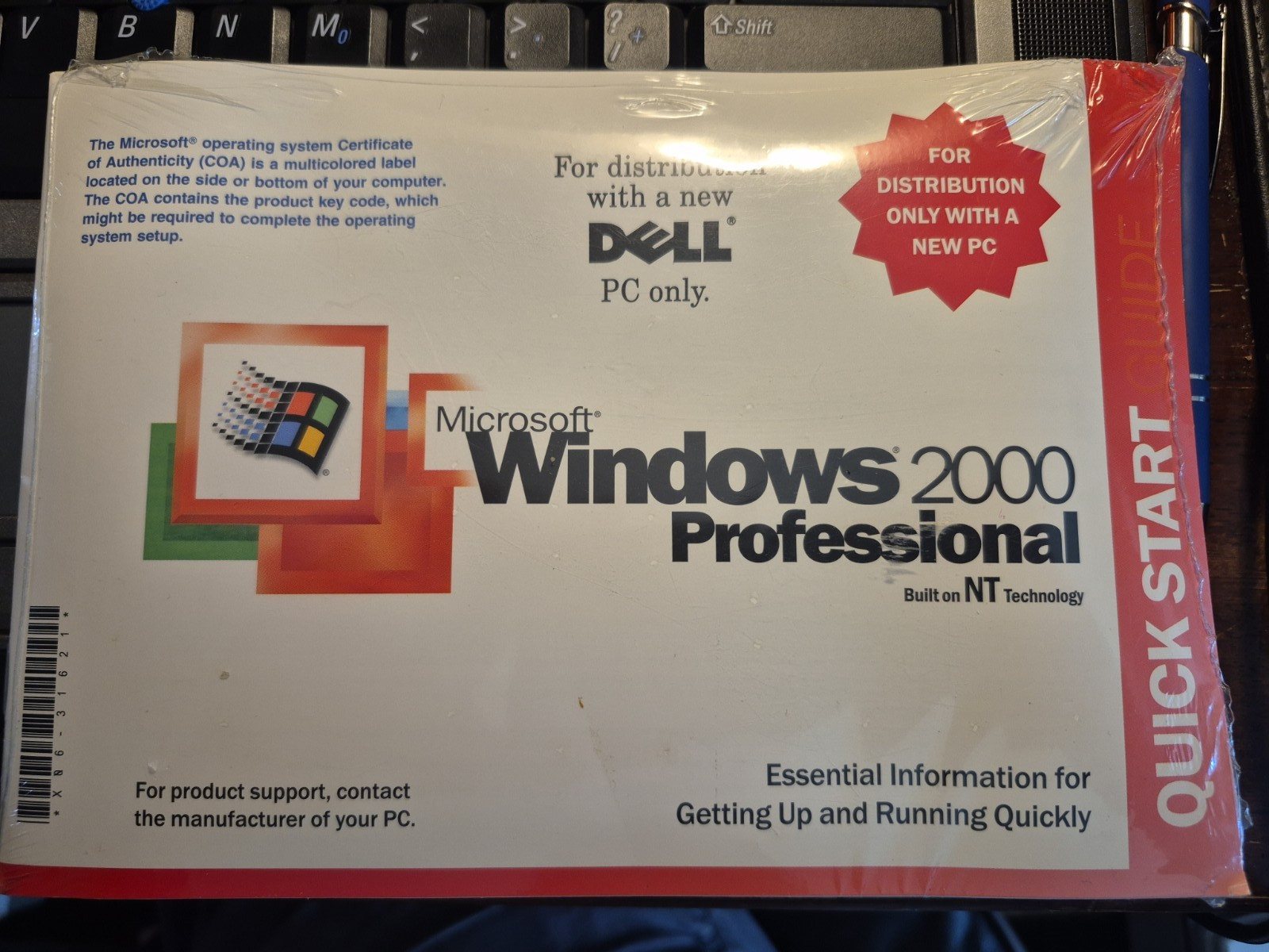 Windows 2000 Professional Install CD for Dell Computers New Sealed