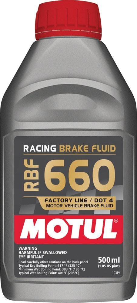 Motul (1667 RBF 660 Racing Brake Fluid, DOT 4, 1/2 Liter