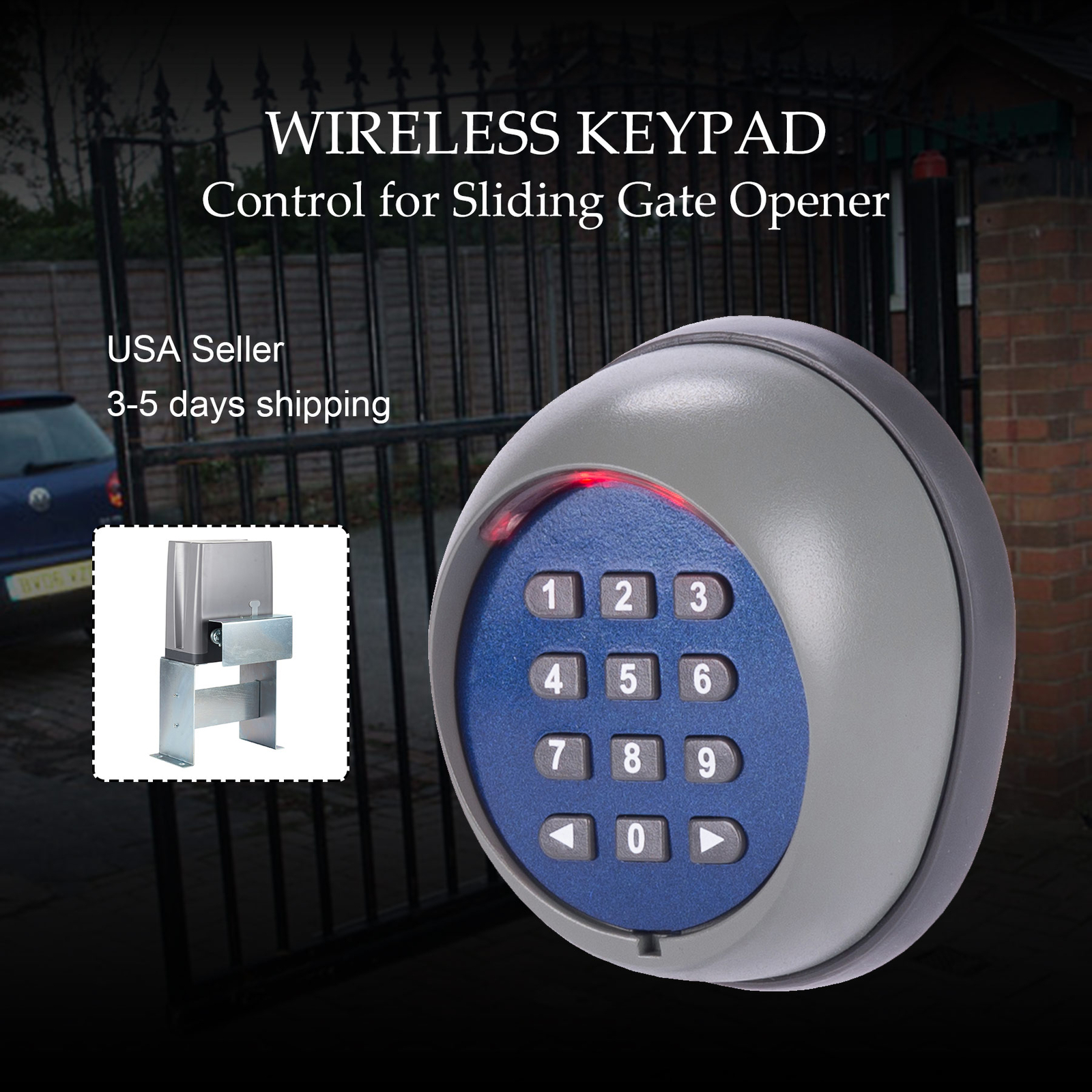 CO-Z Wireless keypad Remote Operator Panel for Electric Automatic Gate Opener