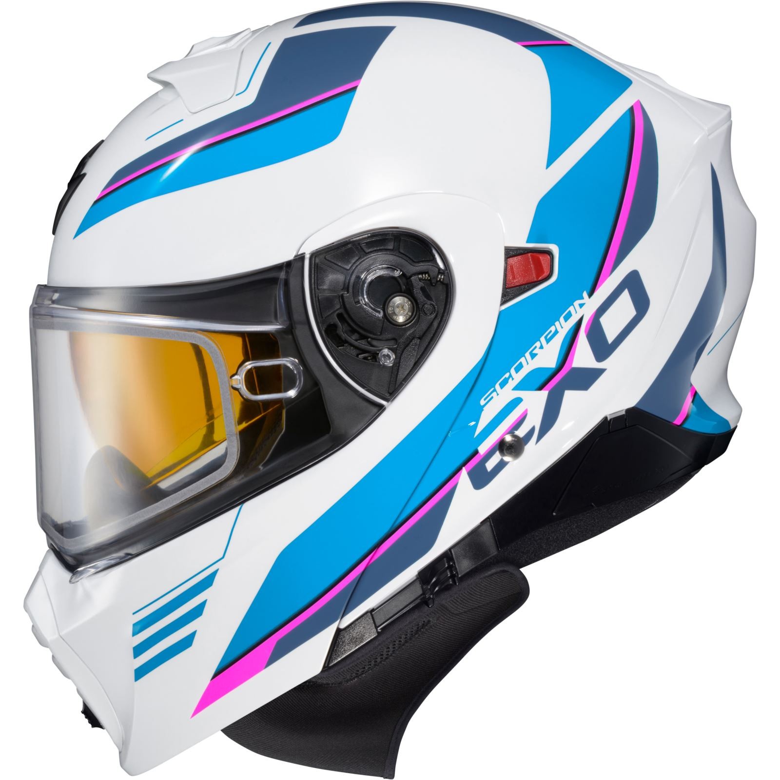 EXO-GT930 Cold Weather Helmet Modulus - White/Blue - Medium Dual Pane 93-1024-SD