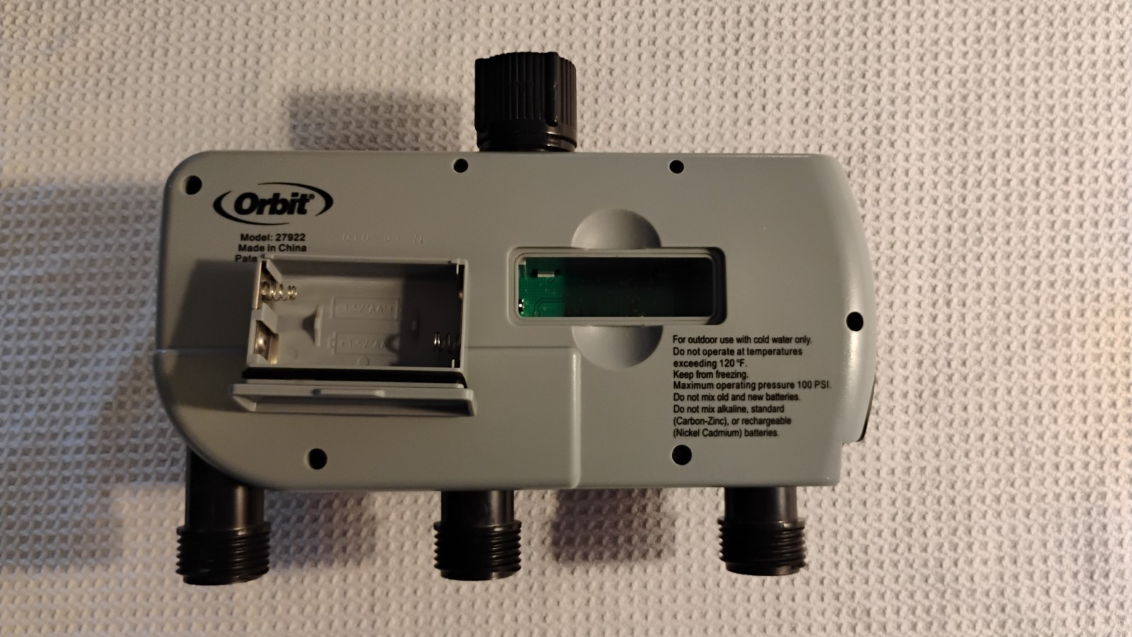Orbit 3-Outlet Digital Watering Timer