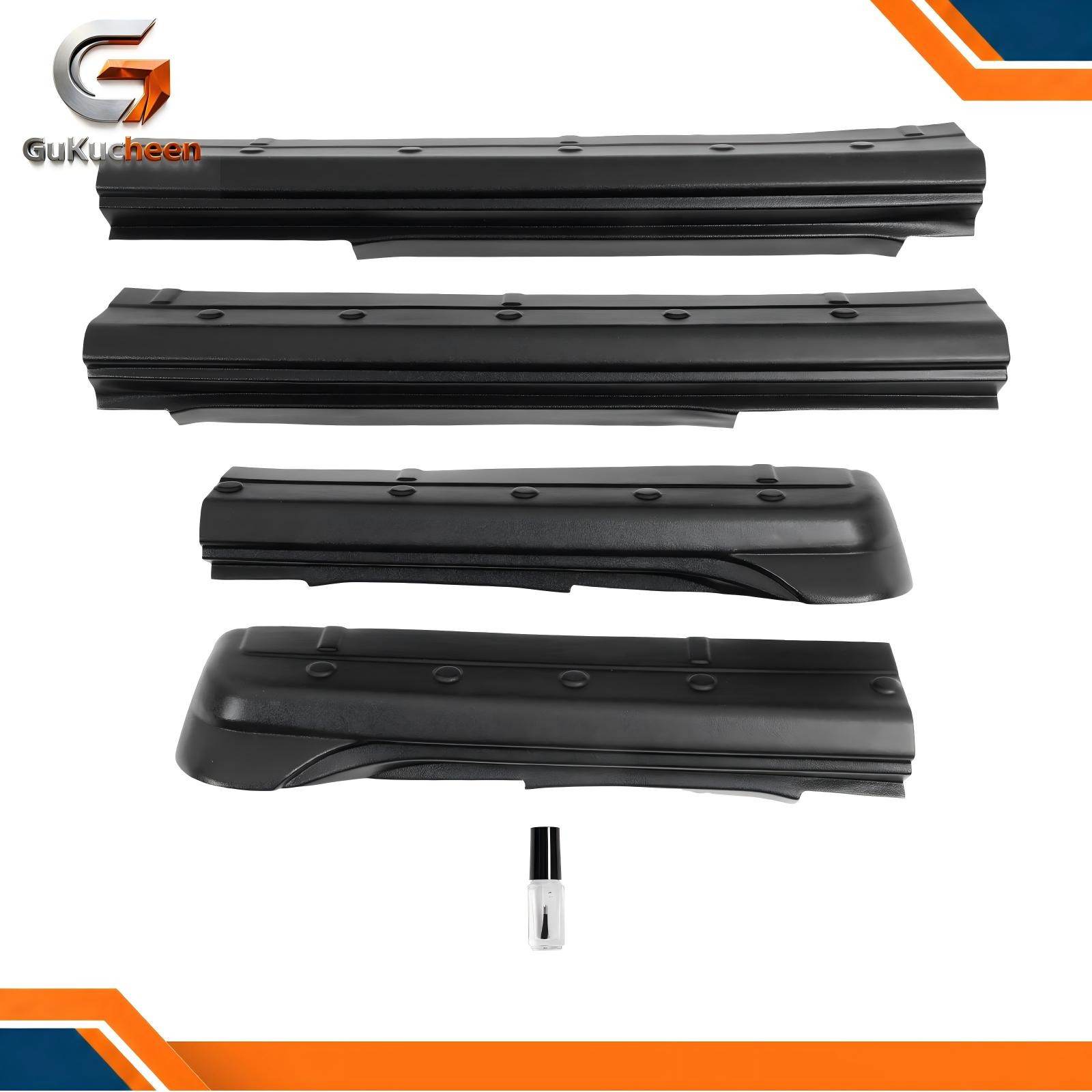 Rocker Panel Protector Guard Cover For Chevy Silverado/Sierra Double Cab 2014-18