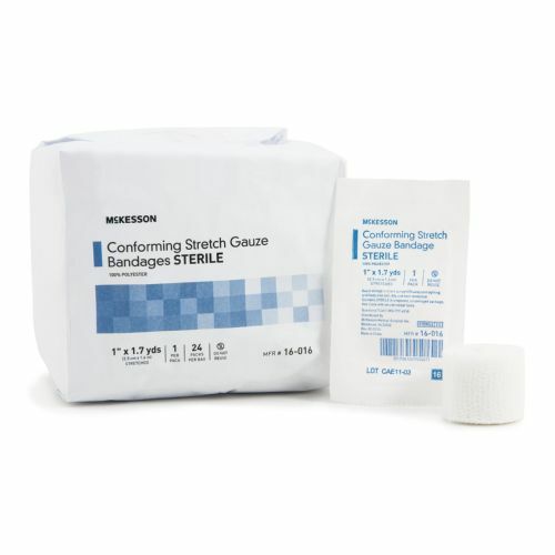Conforming Bandage McKesson Poly Blend 4 Inch X 4-1/10 Yard Roll Sterile CS/96