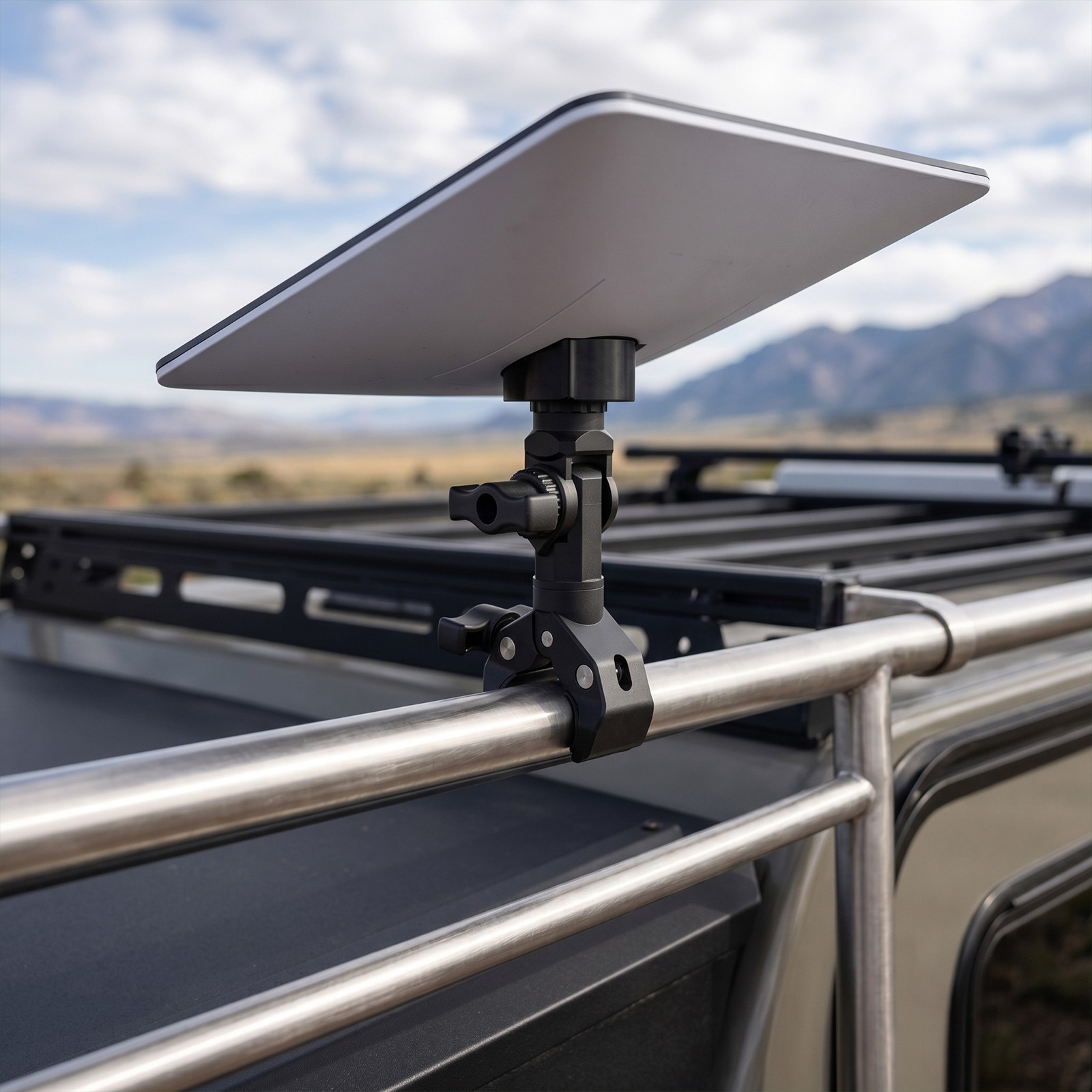 Adjustable Angle Mounting Bracket Pole Adapter For Starlink Mini Rv Campervan