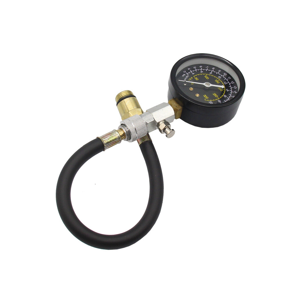 Engine Cylinder Compression Gauge Tester Kit Gas Engine Diagnostic Testing Tool
