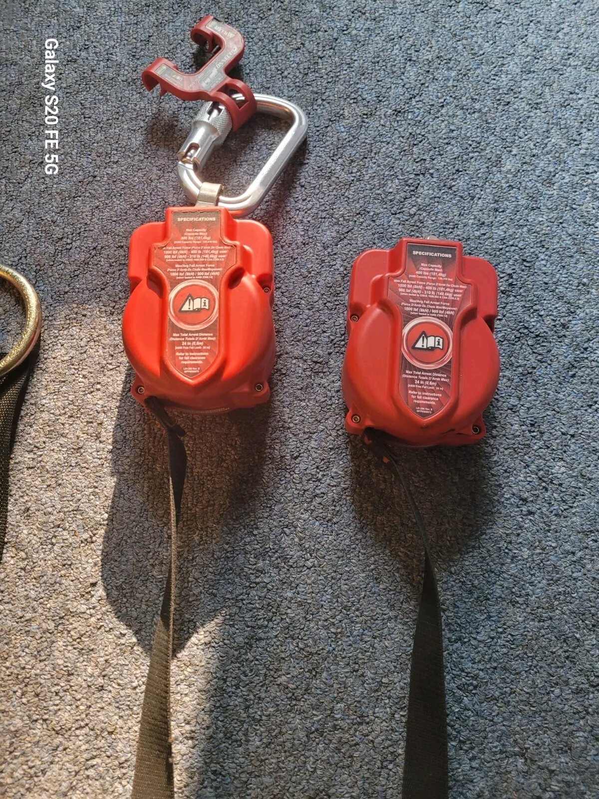Miller Personal Fall Limiters With Anchoring Strap