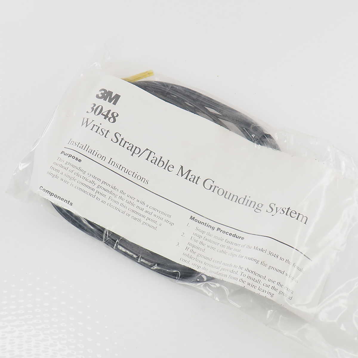 NEW 3M 3048 Wrist Strap/Table Mat Grounding System