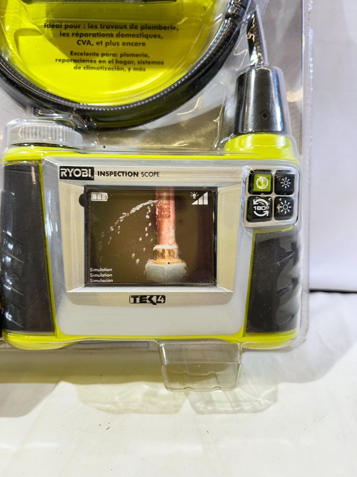 Ryobi Tek4 Digital Inspection Scope Camera RP4206 NEW & Sealed!