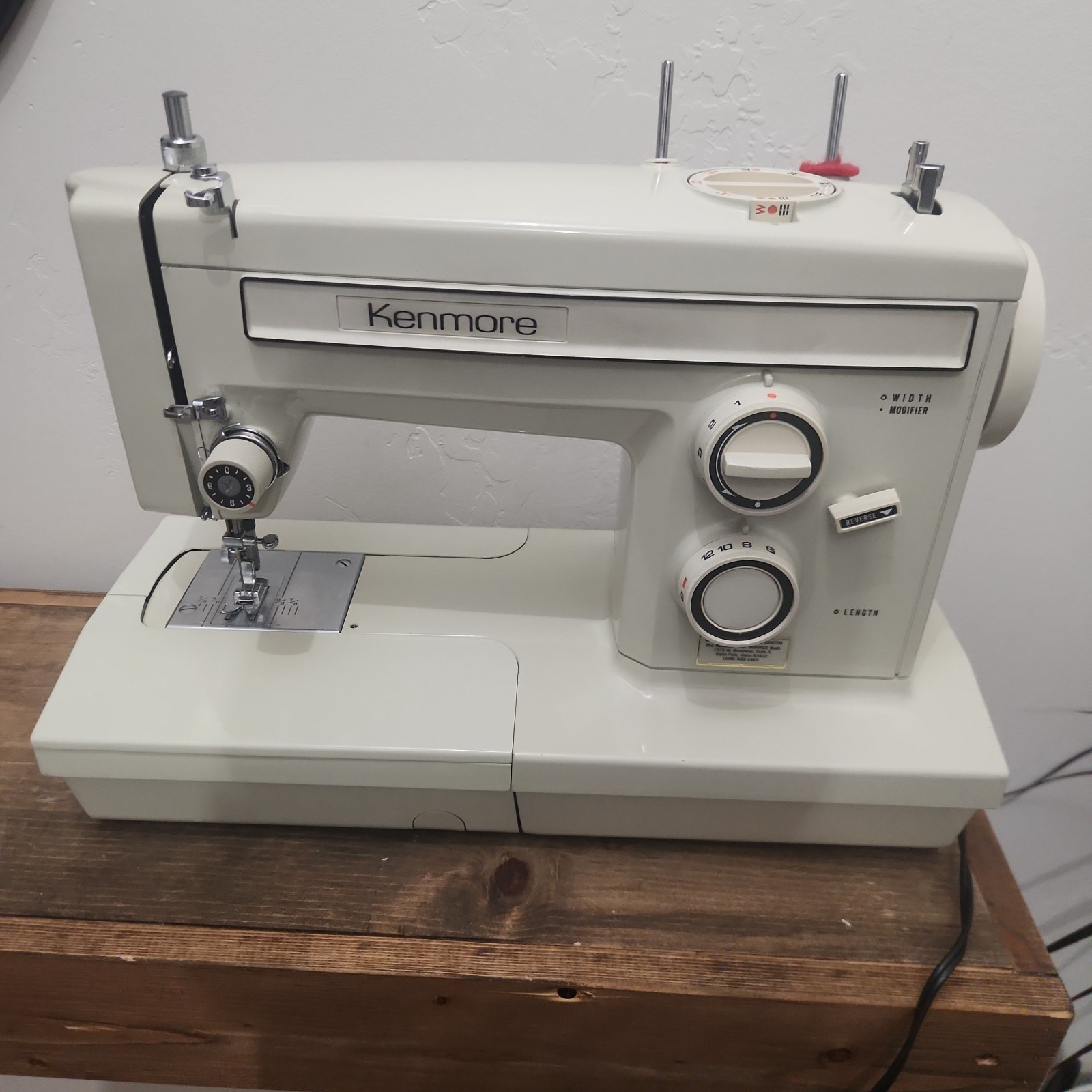 KENMORE 158.19470 1941 Sewing Machine w/Case Used Excellent Rare