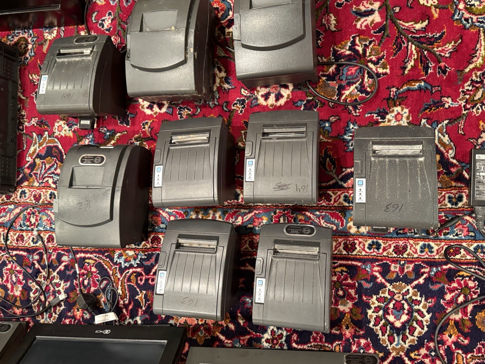 NCR Monitors UNTESTED and Receipt Printers Sold As-Is Parts Or Repair Local Only