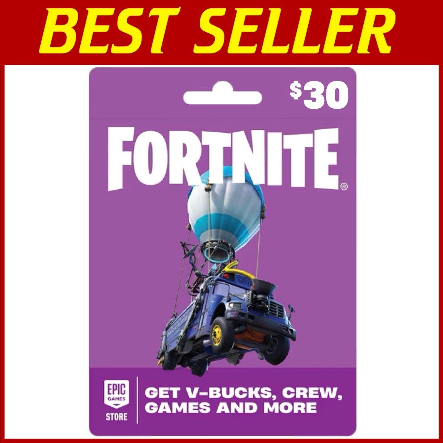 $30 Store Gift Card - Fortnite V-Bucks & Games