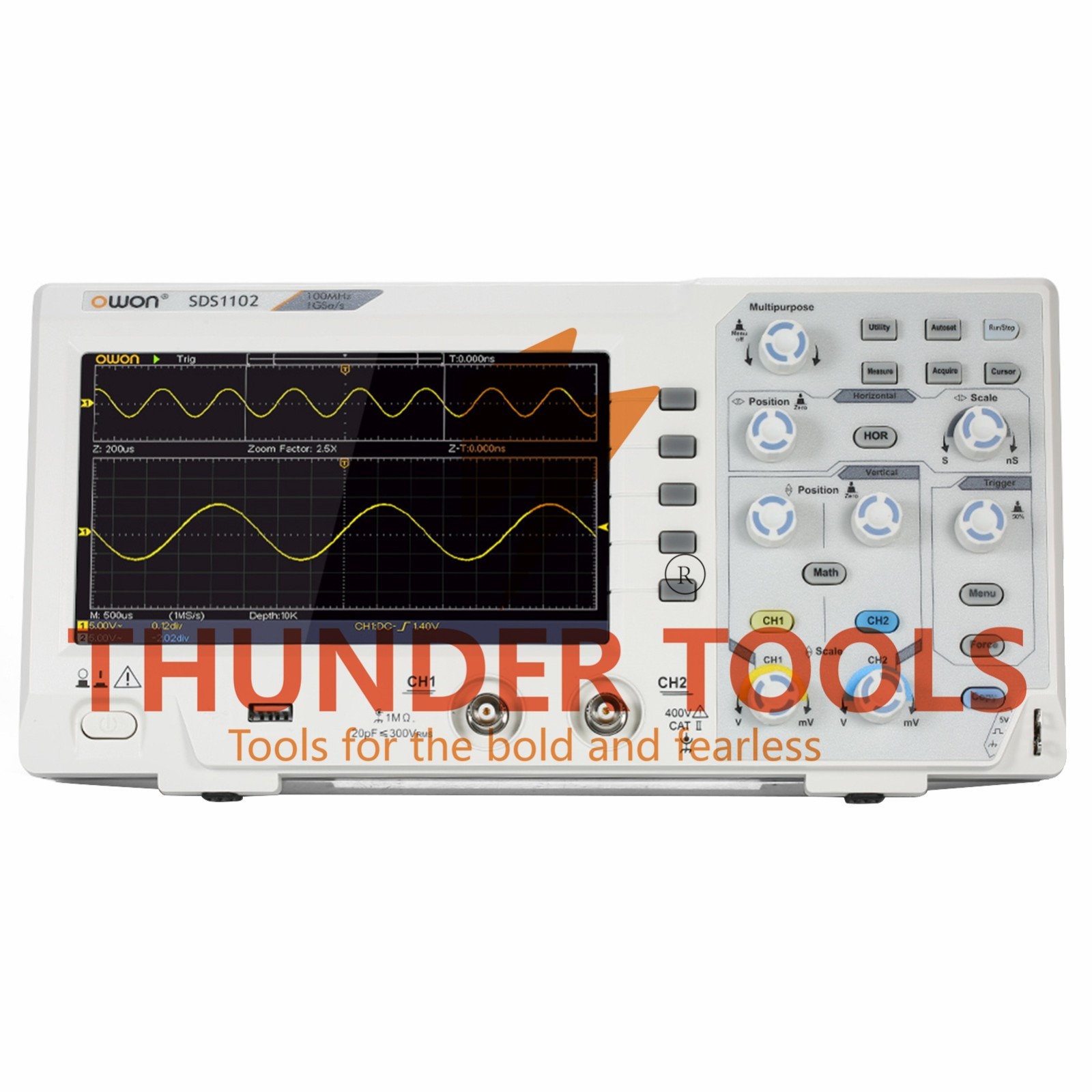 Thunder Tools Owon SDS1202 Oscilloscope Oscillometer Digital Storage
