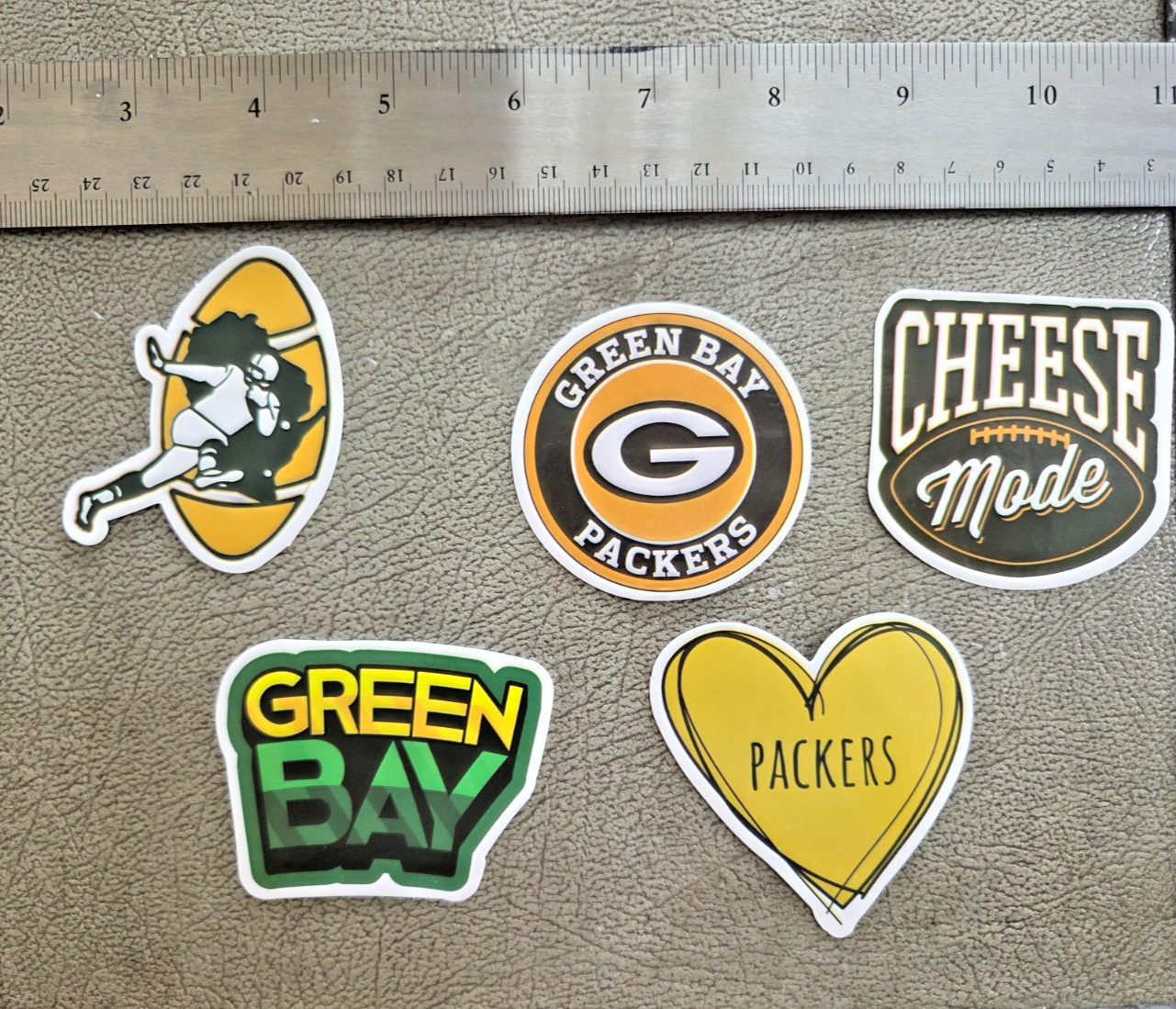 5 pack Green Bay Packers Stickers-3