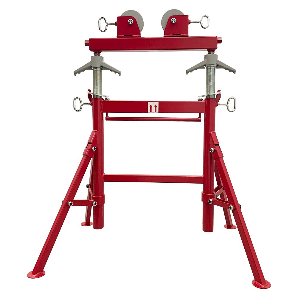 Tube Pipe Roller Support Clamp Welding Positioner Height Adjustable 29"-43"