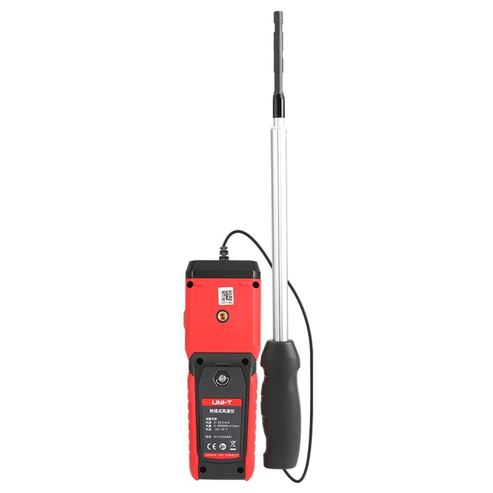 UNI-T UT362H hot wire anemometer sensor wind heat meter light flow temperature