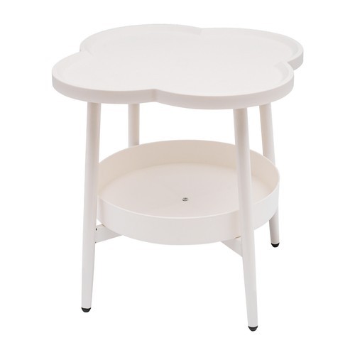 Sofa Side Table Snack Table End Table With Storage Basket For Bedroom