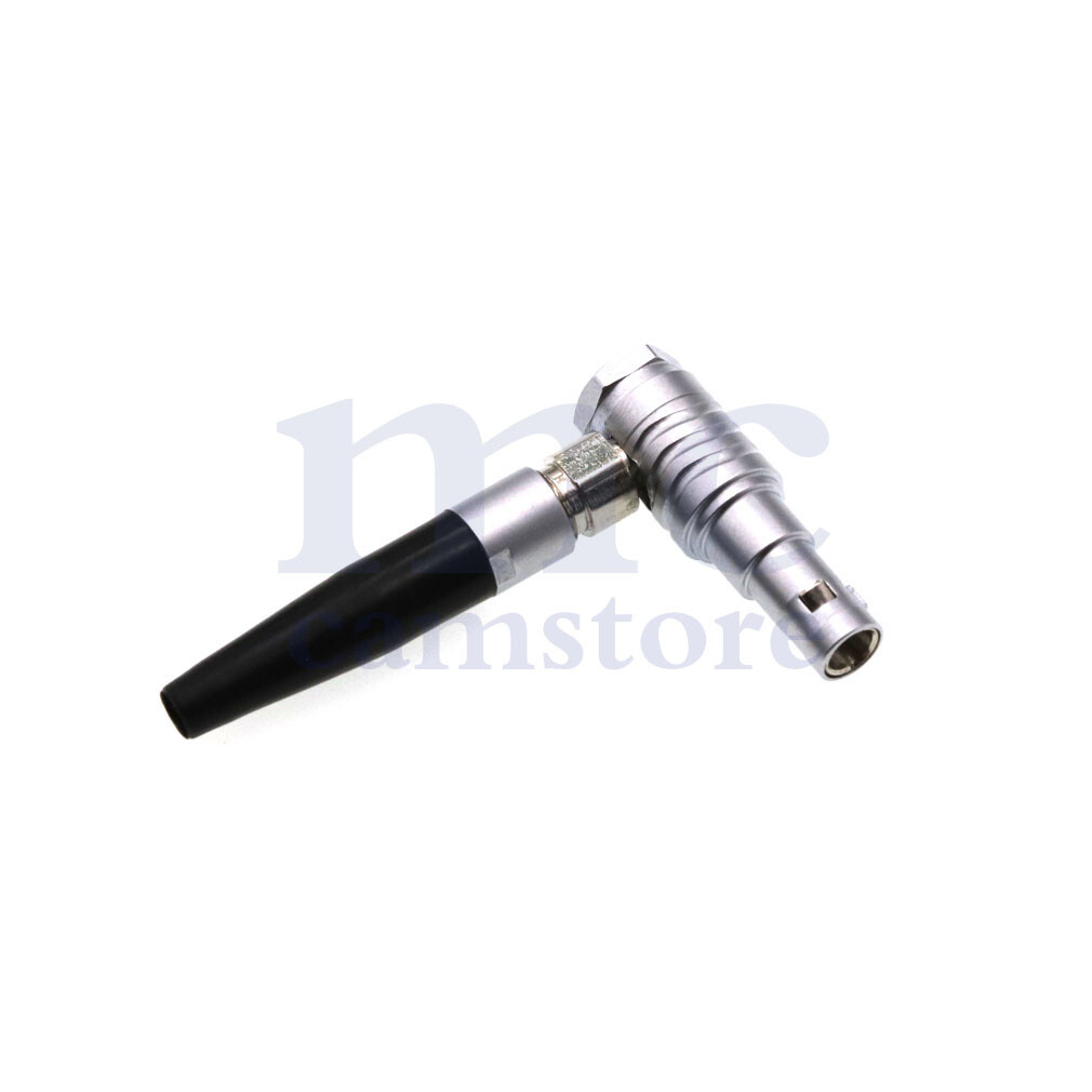 FHG 00B 2 3 4 5Pin Metal Circular Push-pull Self-Locking Connector 90° Male Plug