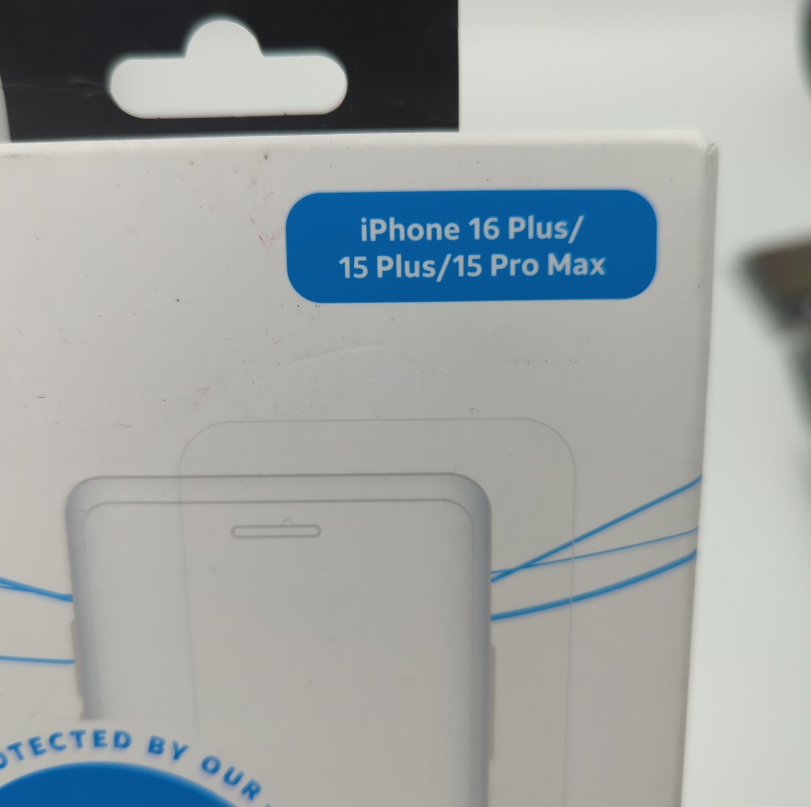 AT&T iphone 16 plus screen protector Tempered Glass Anti-microbial Ez Apply