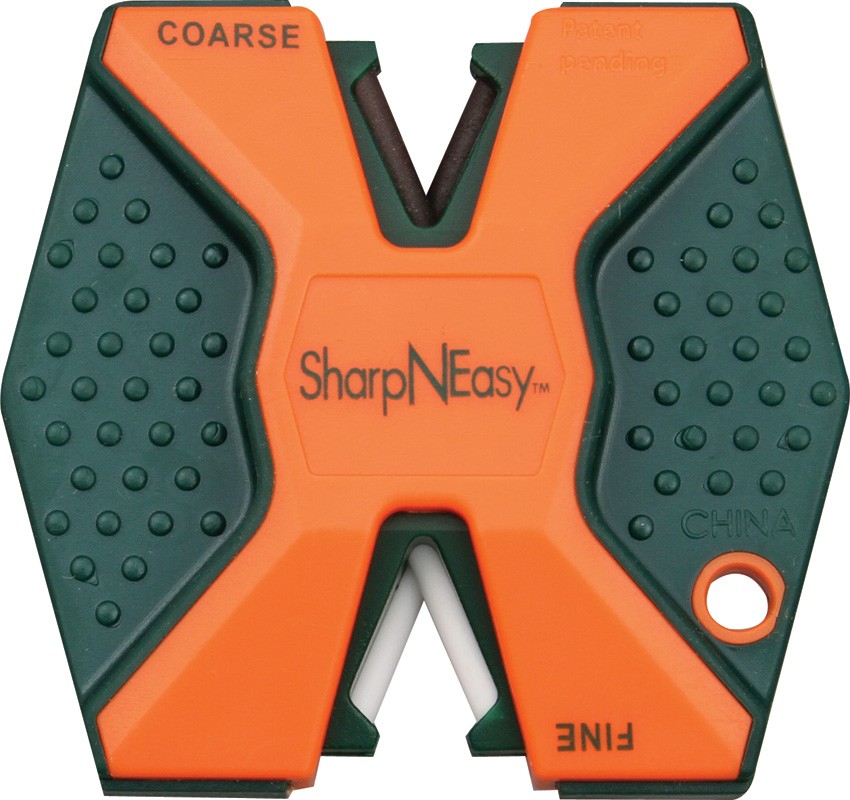 AccuSharp Orange/Green Sharp-N-Easy 2 Stage Coarse/Ceramic Knife Sharpener 335CD