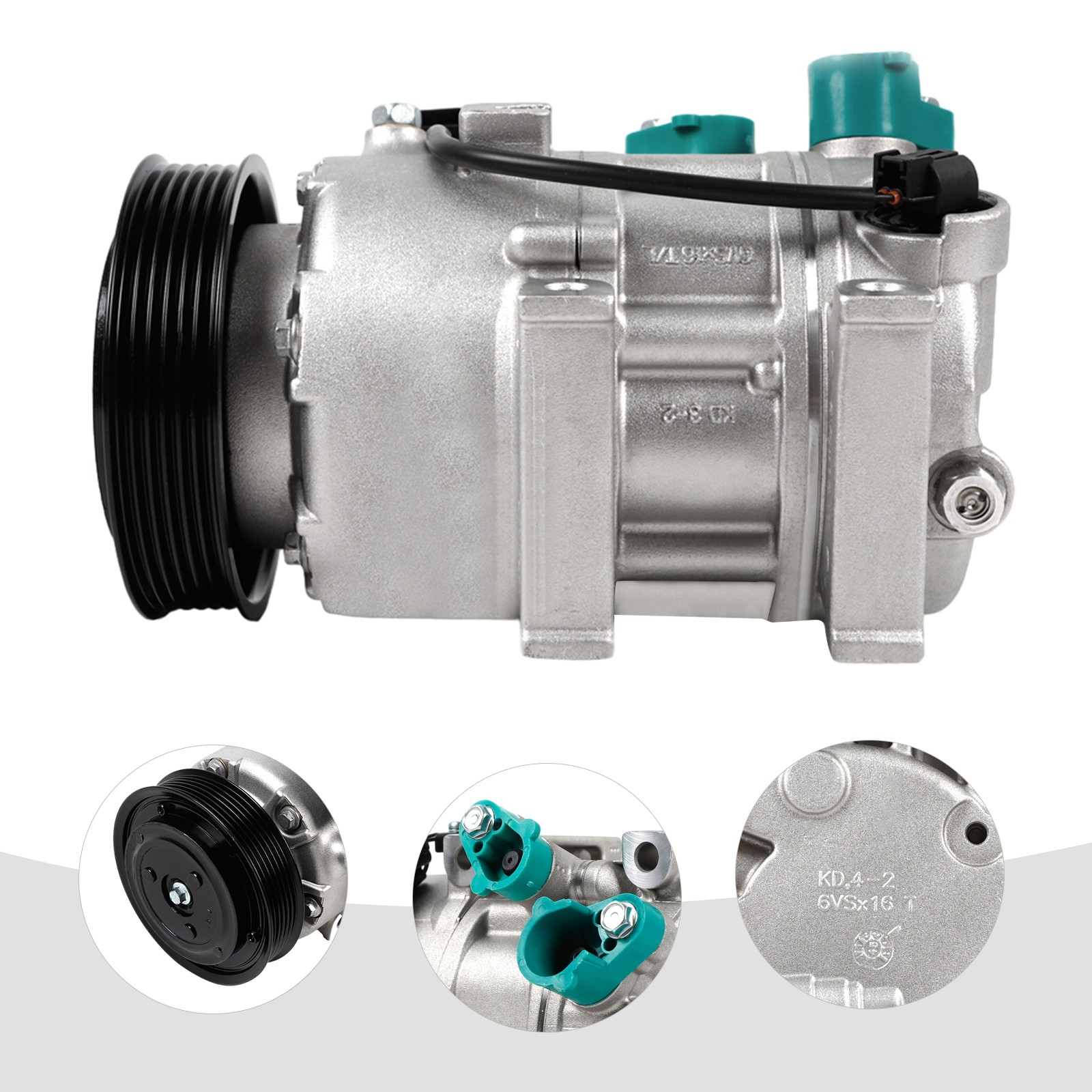 A/C Compressor w/ Clutch For 2011-2014 Hyundai Sonata/ 2011 Kia Optima 2.0L 2.4L