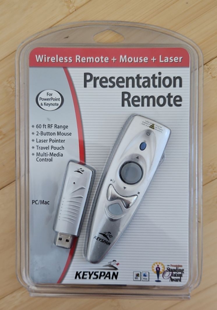 Keyspan TRIPP LITE By Eaton PR-US2 Wireless Presentation Remote + Mouse + Laser