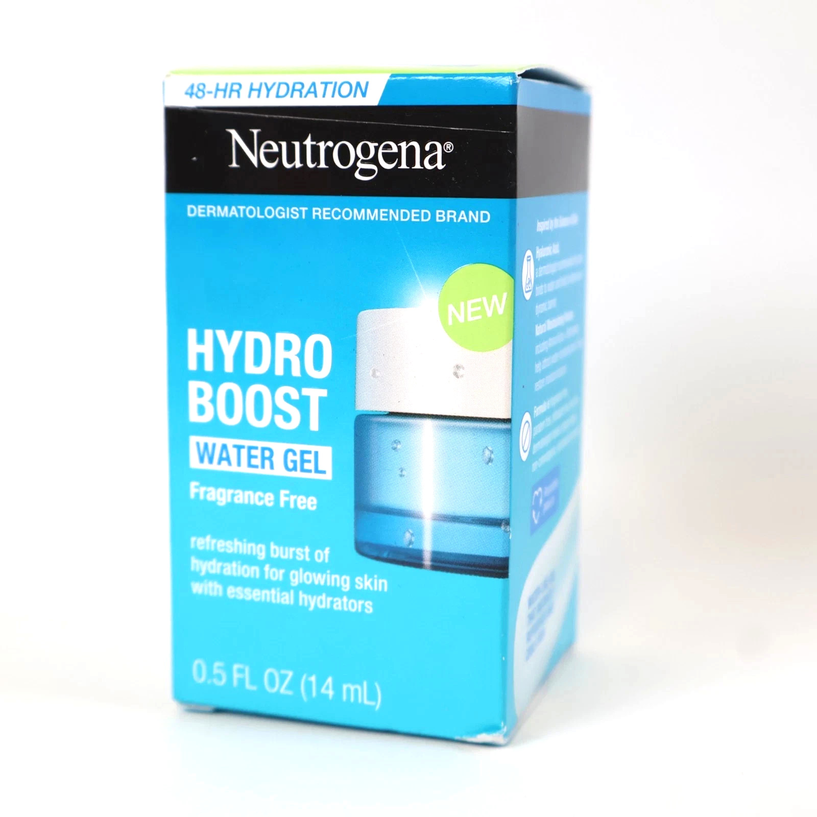 2 PACK Neutrogena Hydro Boost Water Gel Moisturizer w/ Hyaluronic Acid 0.5 fl oz