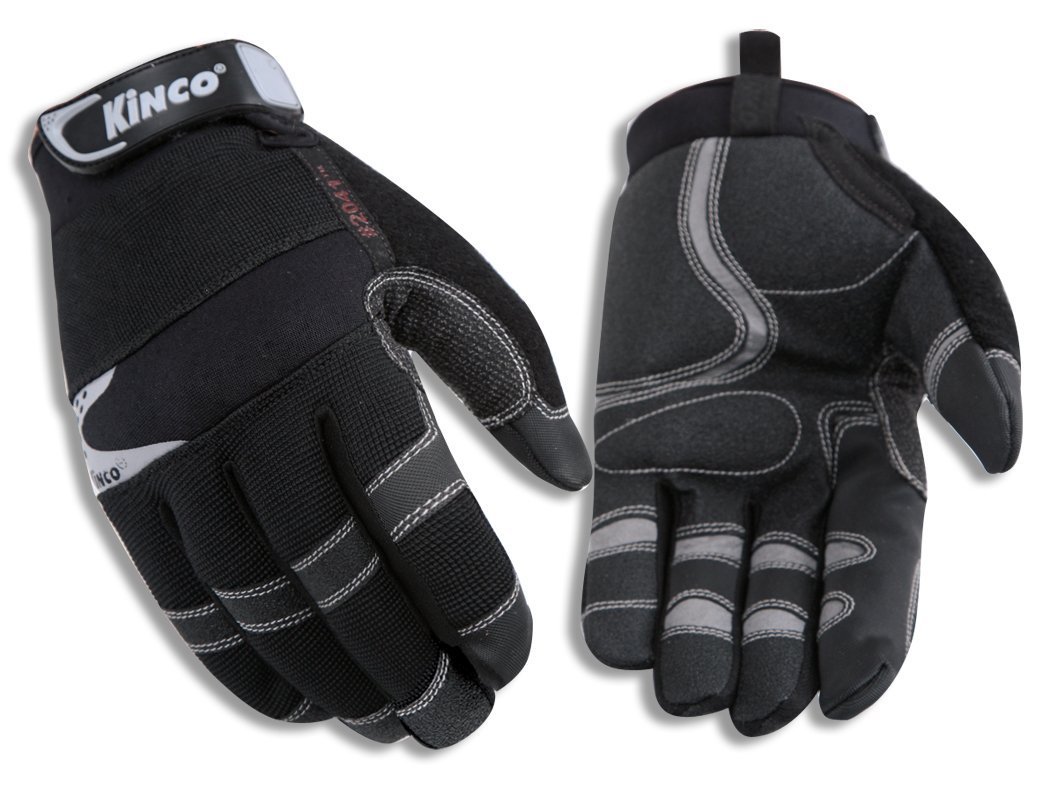 Kinco Pro 2041 Unlined Mens Work Gloves Synthetic High Grip Tactical Black new