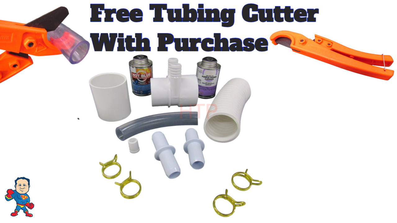 Manifold Hot Tub Spa Part 2"slp x 2" Street X (2) 3/4" Barb Glue Kit