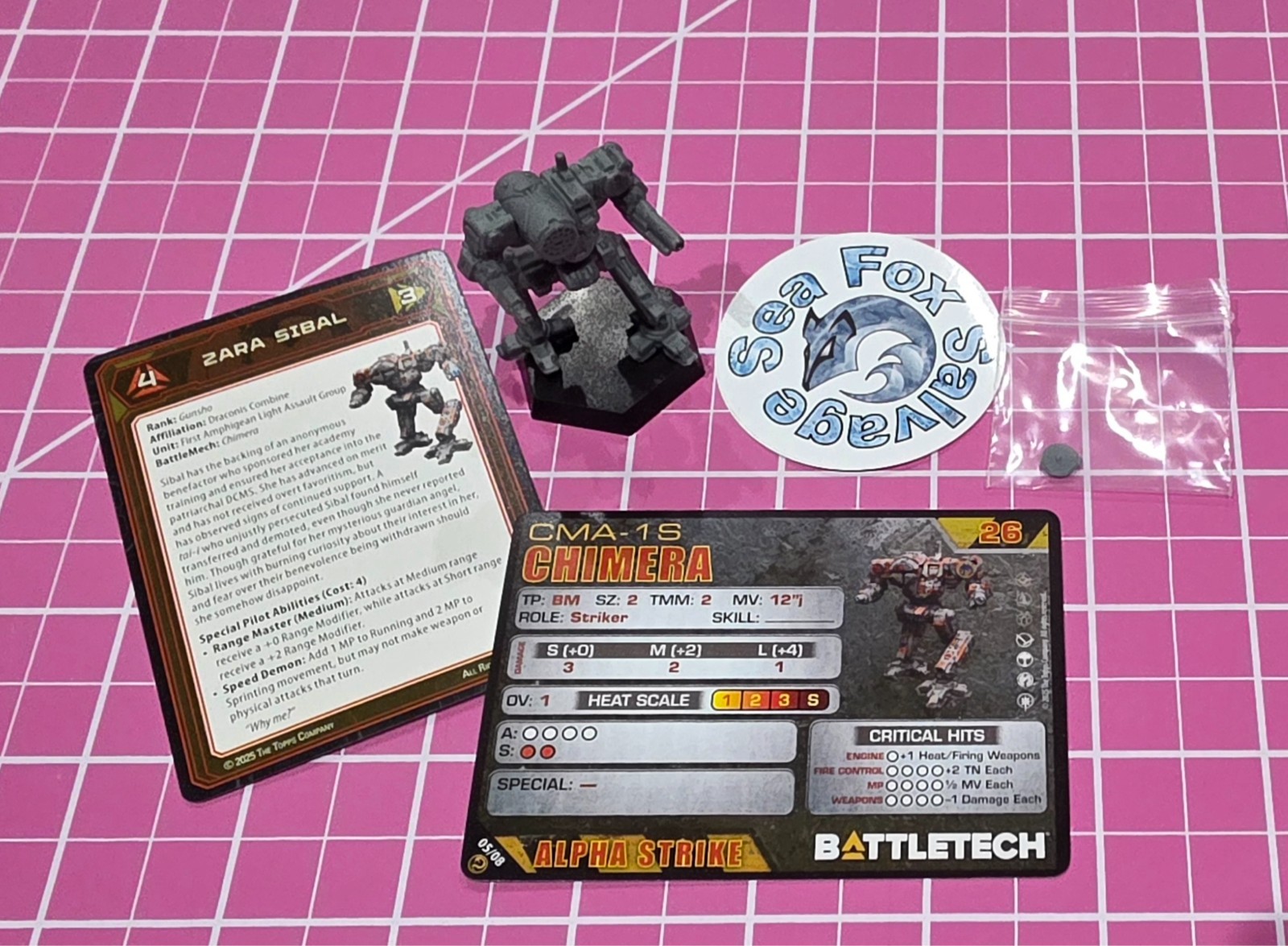 BattleTech Chimera  Mech -- KURITA RANGER LANCE - - NEW! - IN HAND
