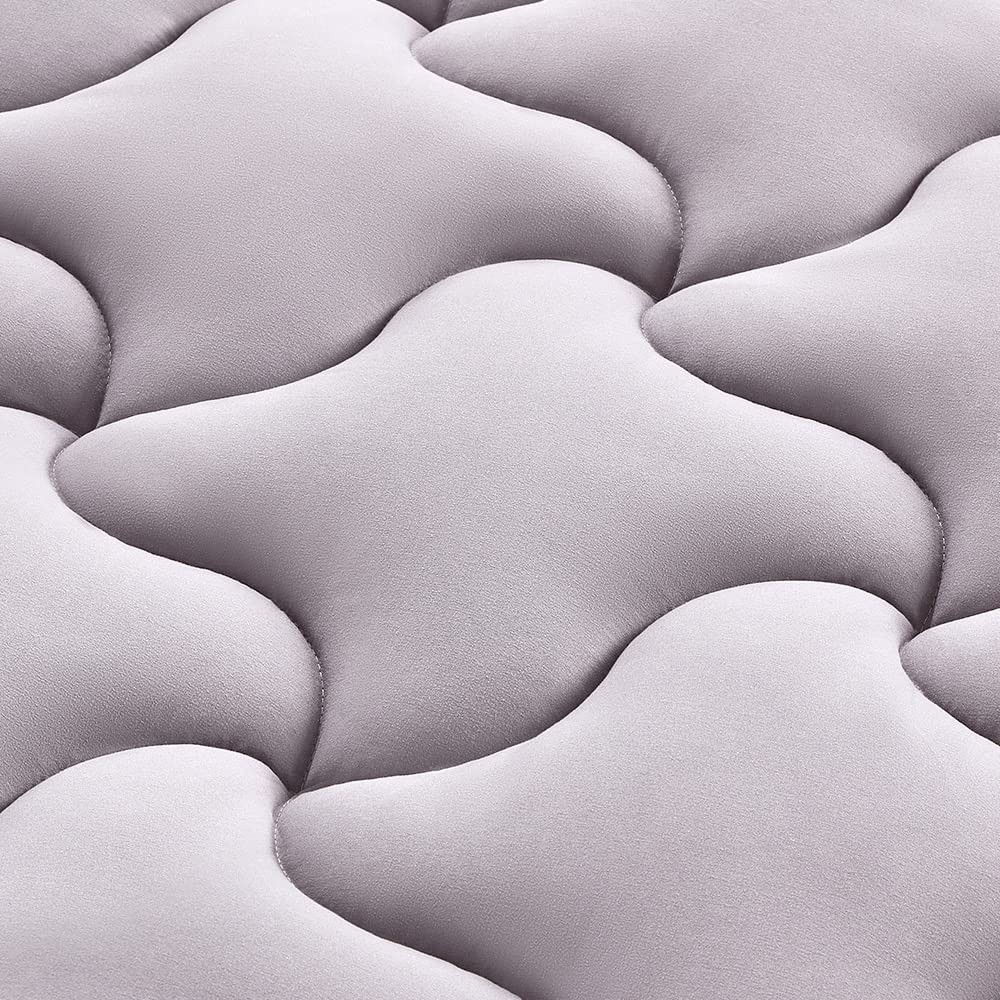 SLEEP ZONE Mattress Pad Cal King Cooling California King, Gray