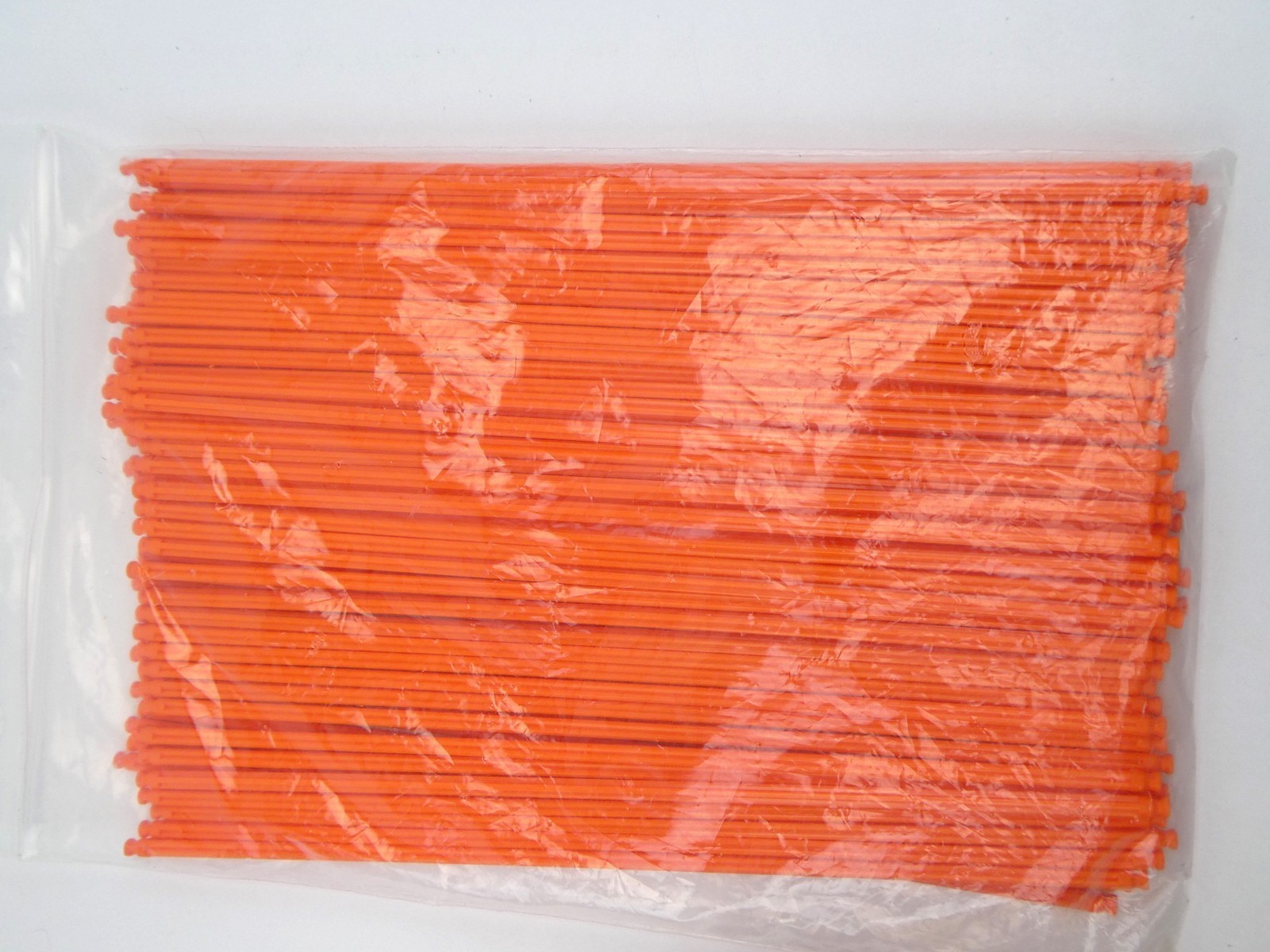 Micro Knex K'nex Lot of 93 Orange Rods 7.9" (200 mm)