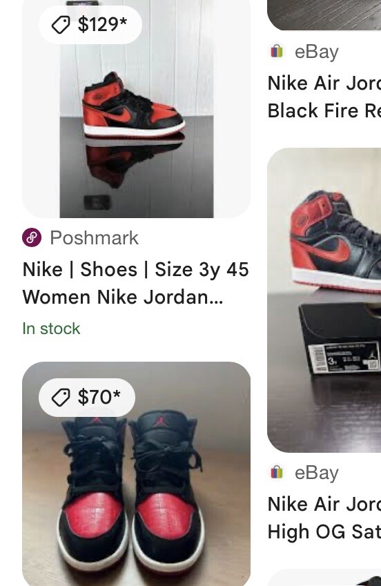 Air Jordan “Banned” Size 3Y