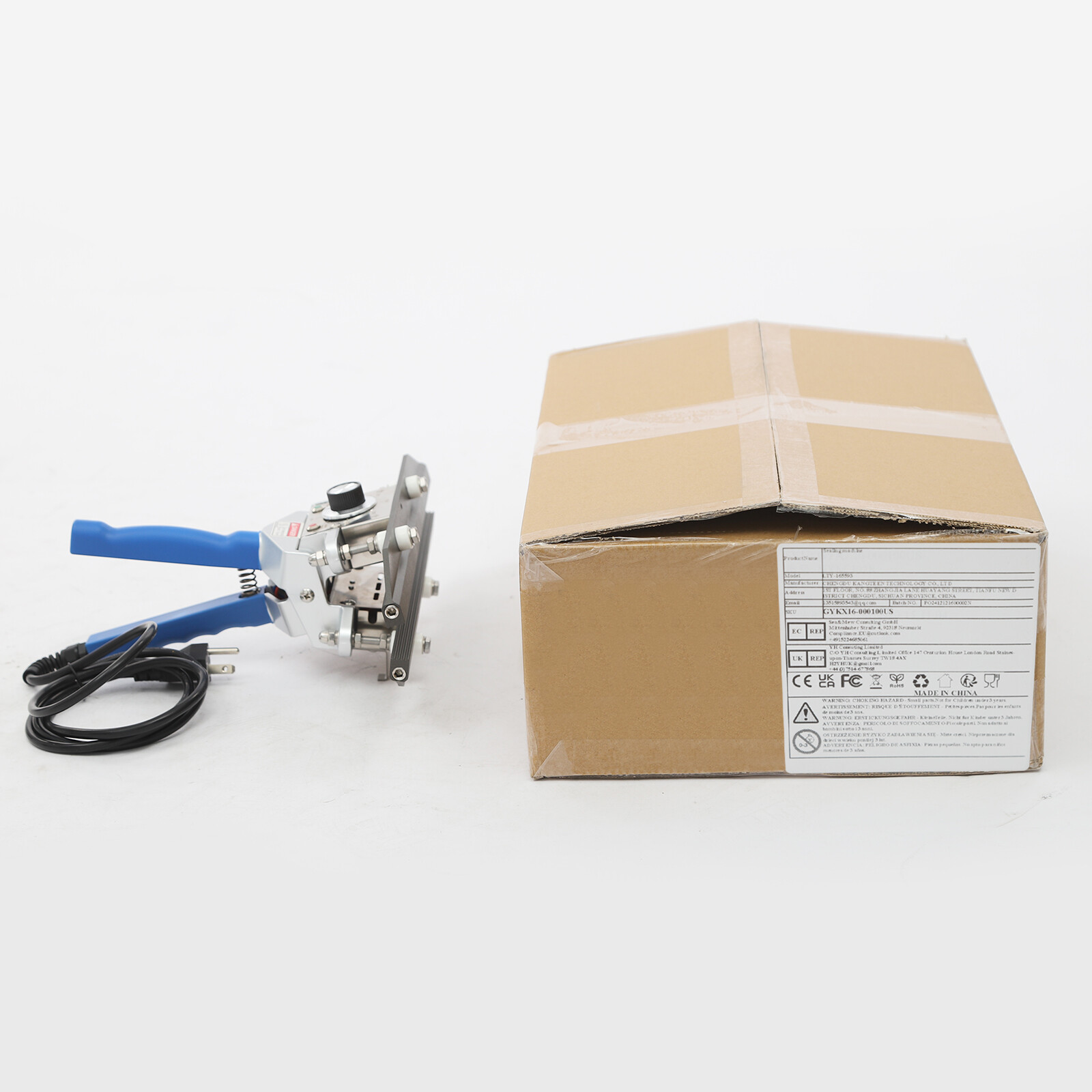 Portable Handheld Heat Sealing Machine for Bags - 12" Compact Design