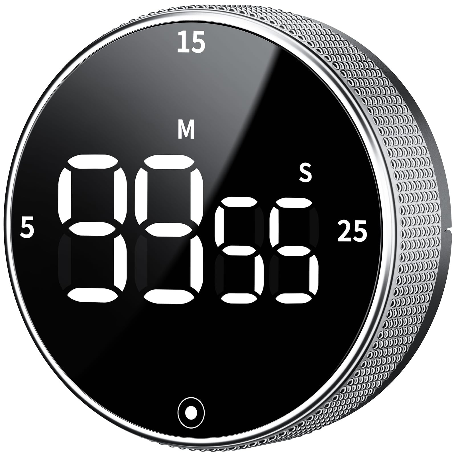 Digital Kitchen Timer, Magnetic, Large LED Display, Countdown/Count Up, 3 Preset