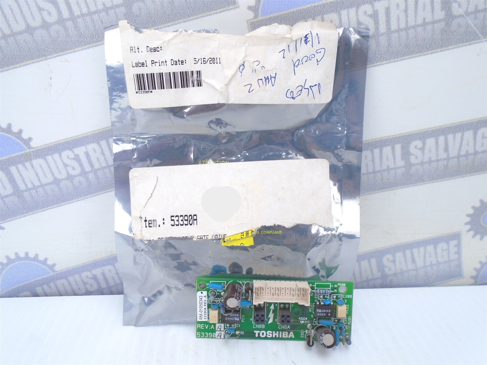 Toshiba - 53390A - PCB CONTROL BOARD G7 SPEED DRIVE - 50-125HP GATE DRIVE
