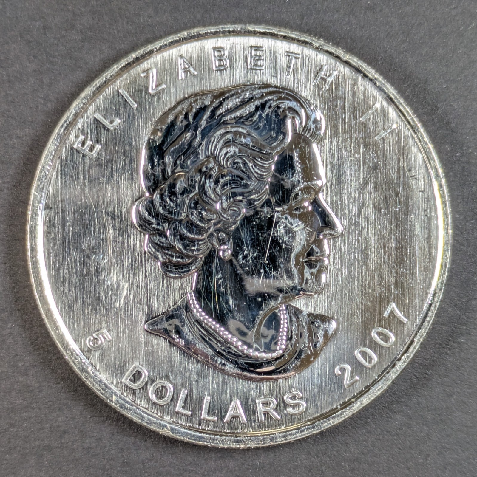 2007 Canada Maple Leaf 1oz .9999 Fine Silver UNC