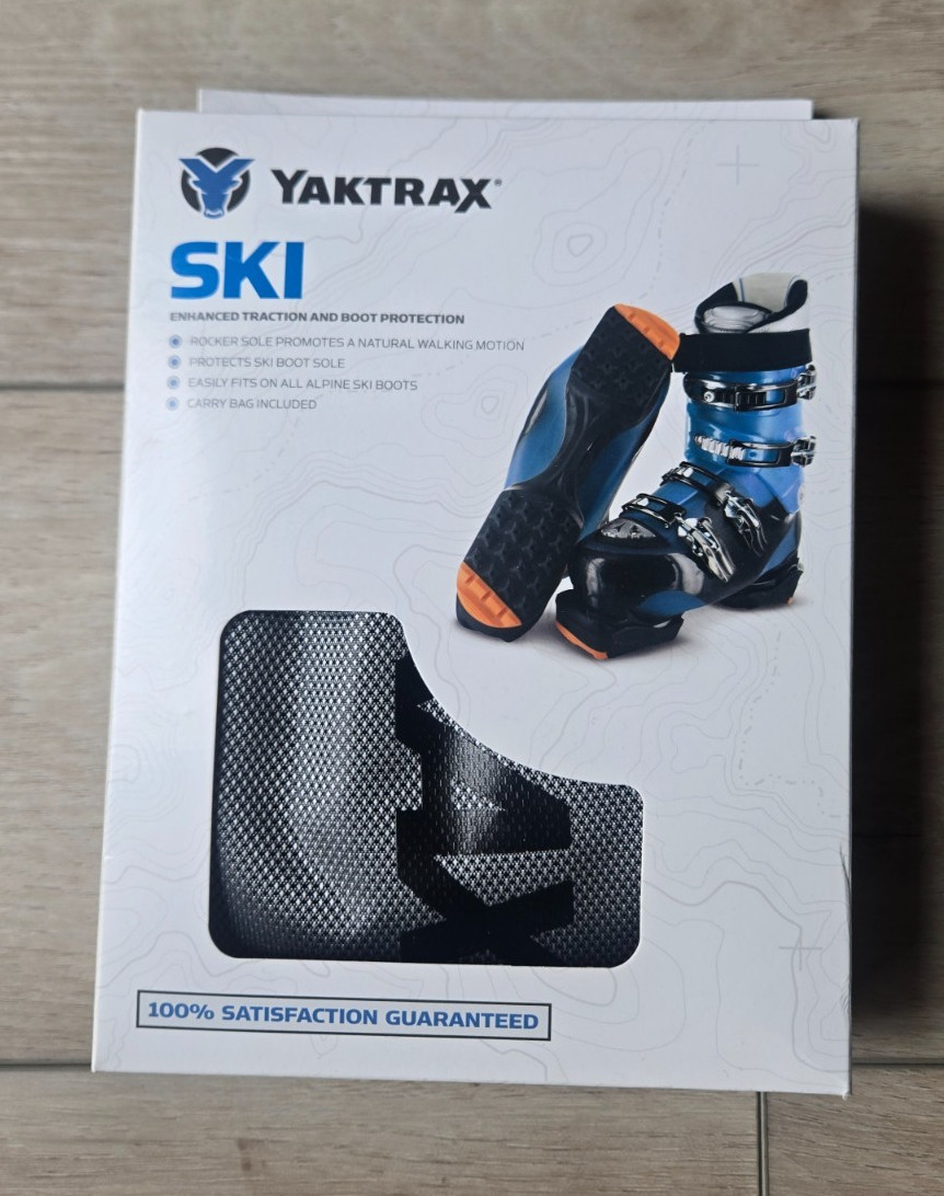Yaktrax SkiTrax Ski Boot Tracks Traction & Protection Cleats 1 Pair Medium