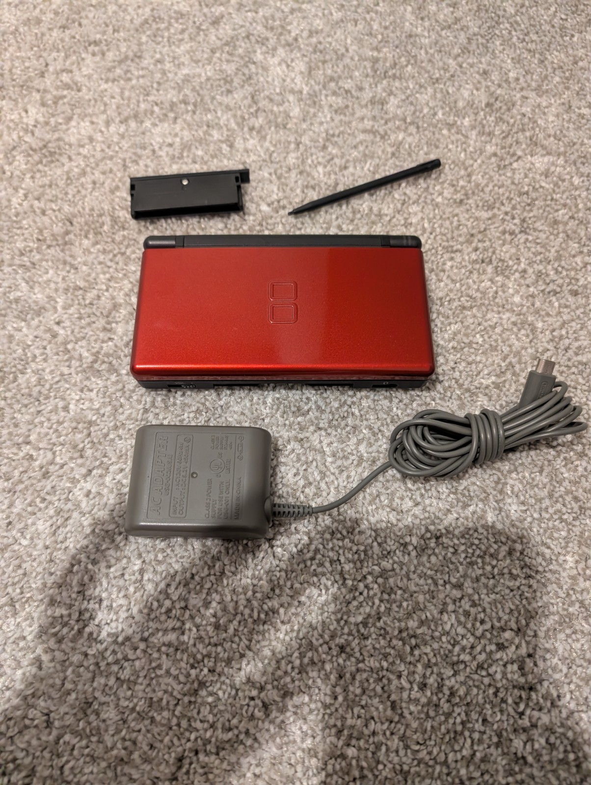 Nintendo DS Lite Crimson Handheld System - Red/Black