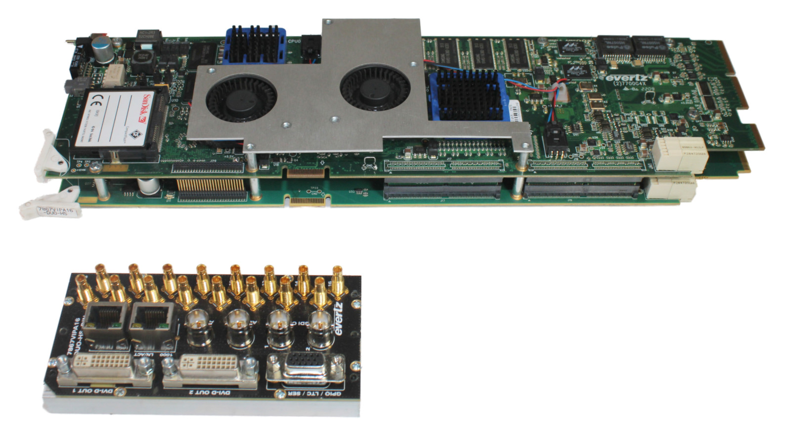 Evertz 7867VIPA16-DUO-HS-DIN HD/SDI/SD Multi Image Display Processor Multiviewer
