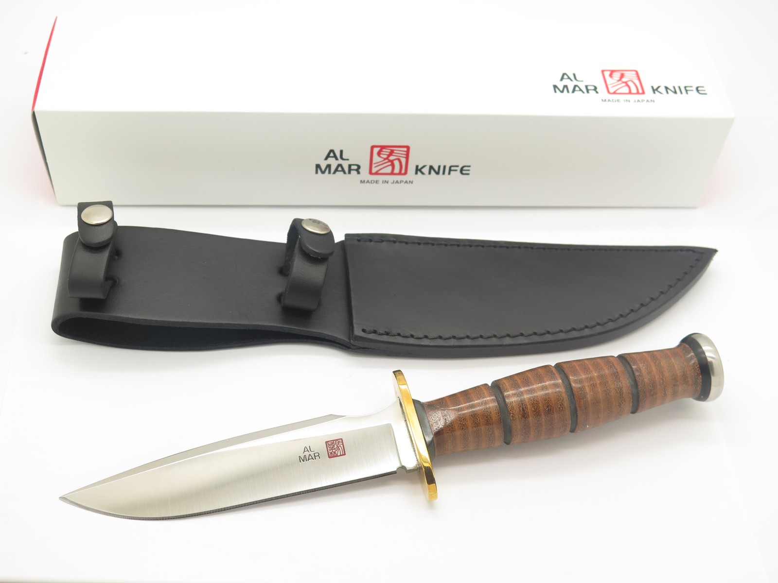 Vintage Al Mar Grunt I 4020 Seki Japan Fixed Blade Combat Fighter Knife