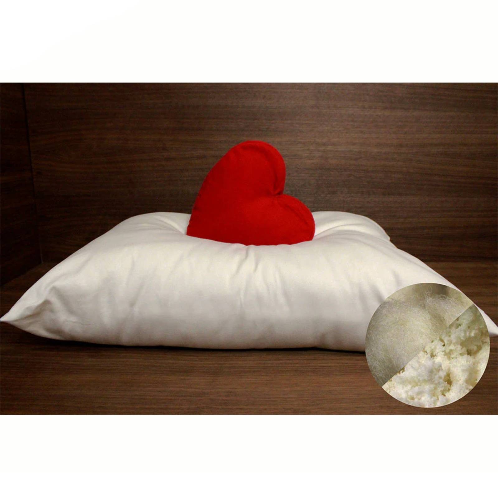 Soaring Heart Organic Shredded Latex & Wool Pillow Standard Queen 20" x 26"